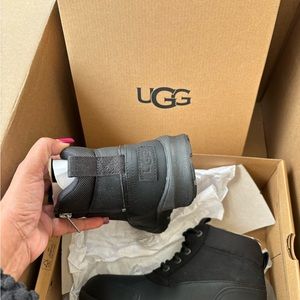 Black men boots still in a box